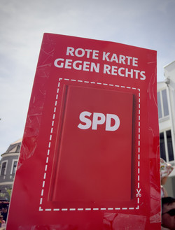 Plakat. 14. April 2024: Demo für Demokratie und Vielfalt in Rotthalmünster | Foto: Claudia Woller 