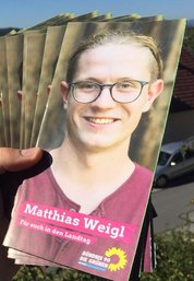 Landtag: Matti Weigl, Direktkandidat Passau Ost, Listenplatz 6