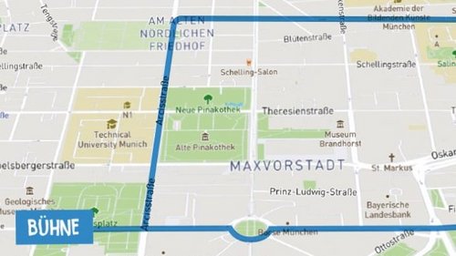 Mia ham's satt: Demo-Route am 6.10.2018 in München