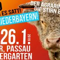 Wir haben es satt - auch in Niederbayern. Demo 26.01.2019, Passau