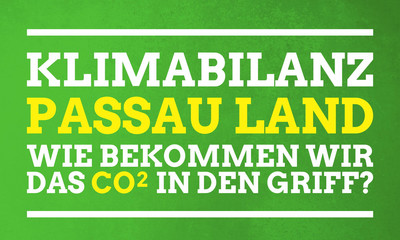 15. Mai 2017, 20 Uhr Bad Füssing: Klimabilanz. Mit Peter Ranzinger, Klimaschutzbeauftragter des Landkreises Passau. 