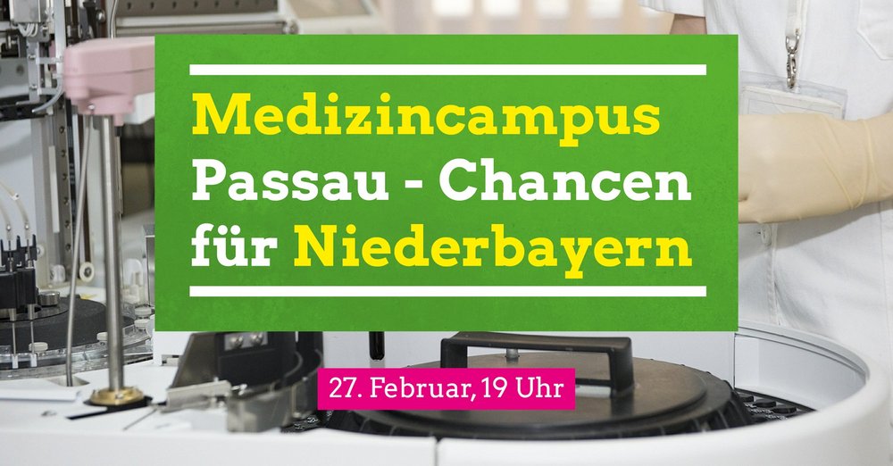 Onlinediskussion "Medizincampus Passau - Chancen für Niederbayern"