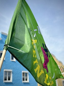 Nazis? Nein danke! 14. April 2024: Demo für Demokratie und Vielfalt in Rotthalmünster | Foto: Claudia Woller