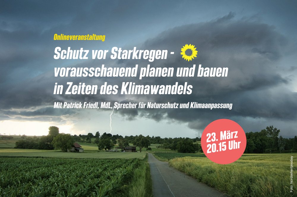 Schutz vor Starkregen - vorausschauend planen und bauen in Zeiten des Klimawandels