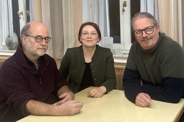 Kreisrat Eike Hallitzky, Landtagsabgeordnete Mia Goller, Kreisrat Sascha Müller