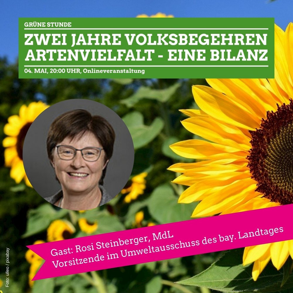 Grüne Stunde Grüne Passau: Bilanz nach 2 Jahren Volksbegehren Artenvielfalt