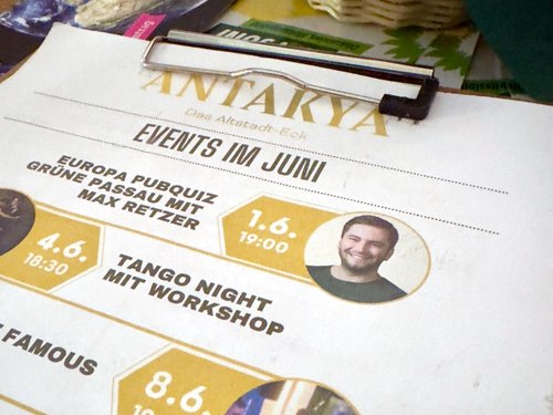 Das Restaurant Antakya in Passau veranstaltet jedes Wochenende Events zu leckerem türkischen Essen. Den Juni durften wir mit unserem Pubquiz eröffnen | Foto: Claudia Woller