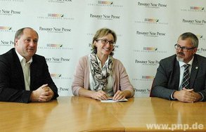 Tittlings Bürgermeister-Kandidaten: Helmut Willmerdinger, Roswitha Toso, Ulrich Swoboda