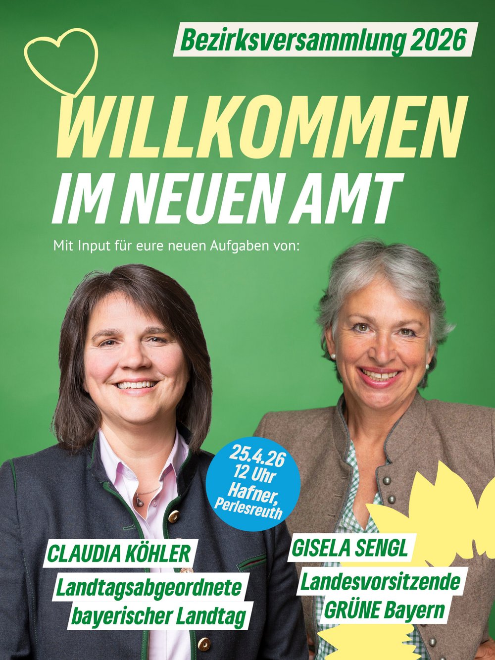 Bezirksversammlung am 25.4.2026 in Perlesreut Einladung zur Bezirksversammlung am 25.4.2026 in Perlesreut. Claudia Köhler und Gisela Sengl werden einen Vortrag halten.