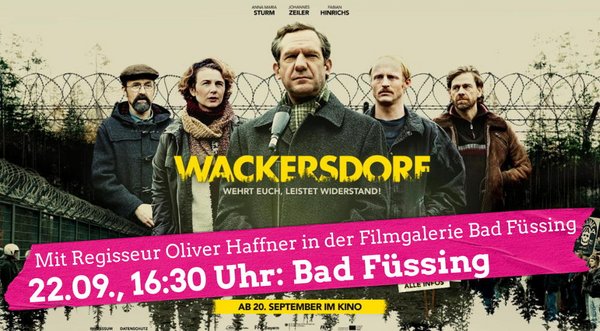 Film Wackersdorf 22.09 Filmgalerie Bad Füssing mit Regisseur Oliver Haffner