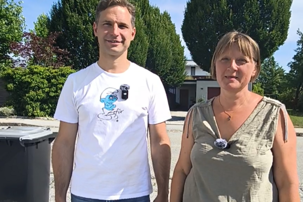 Landtagsabgeordneter Toni Schuberl und Gemeinderätin Alexandra Scharinger 