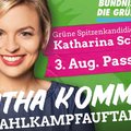 Katha kommt! Wahlkampfauftakt mit Katharina Schulze in Passau am 3. August 2018