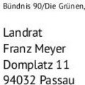 Ausstellung 100 Jahre Frauenwahlrecht: Offener Brief an Landrat Franz Meyer zum geplanten Podium